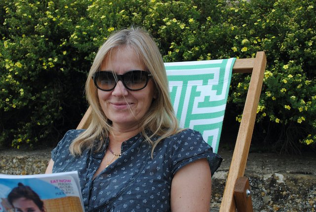 relax on high quality comfortable garden deck chair