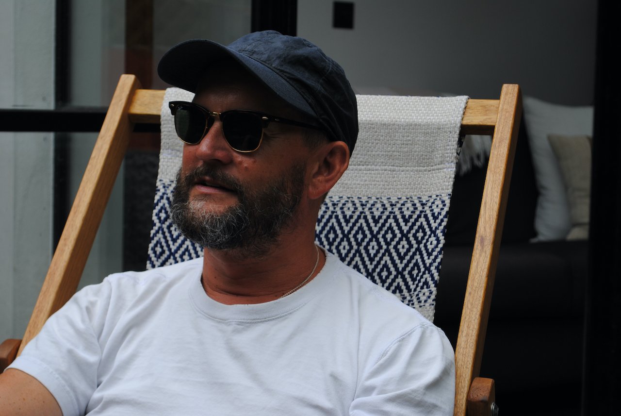 city garden deckchair with strong fabric